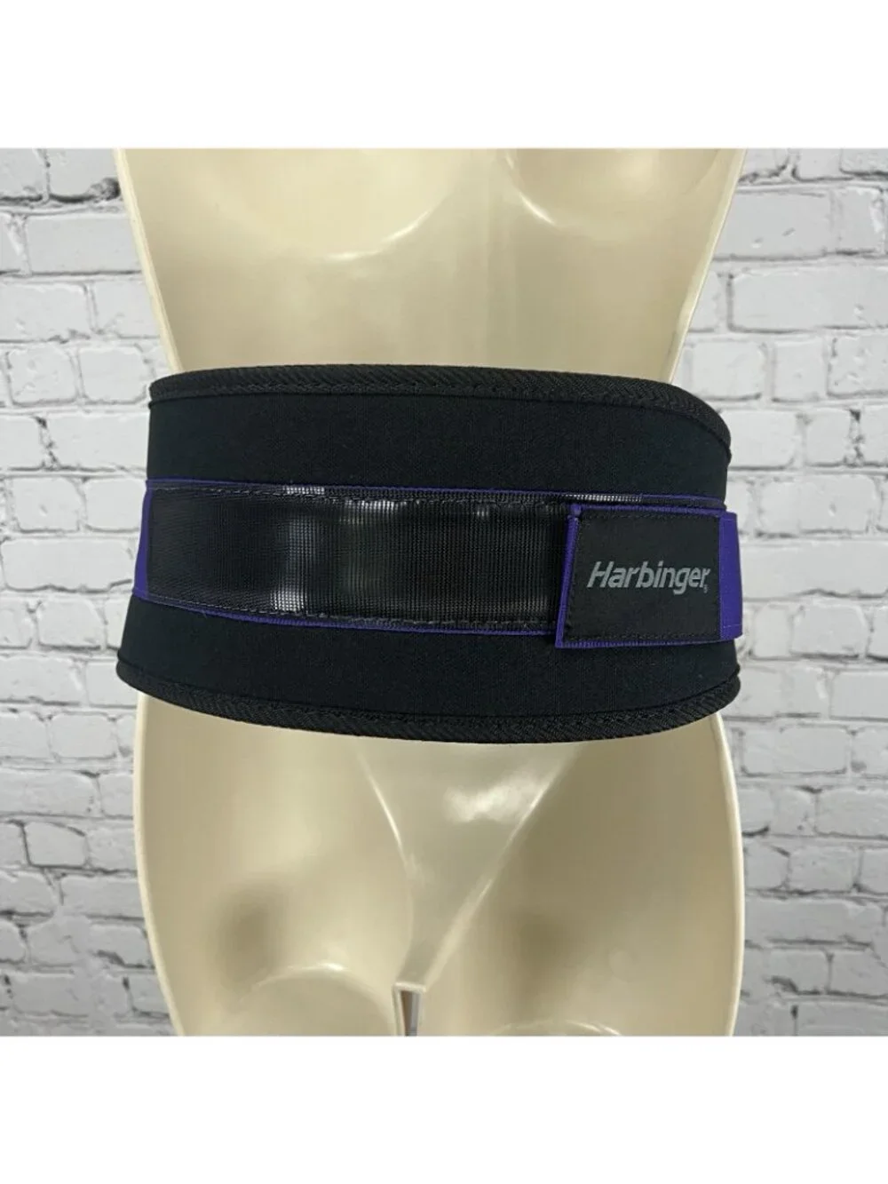 NWT Harbinger Purple Black Womens 5” Foam Padded Core Support Belt Lifting M